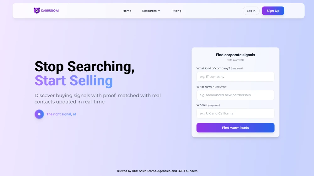 Karhuno AI thumbnail.